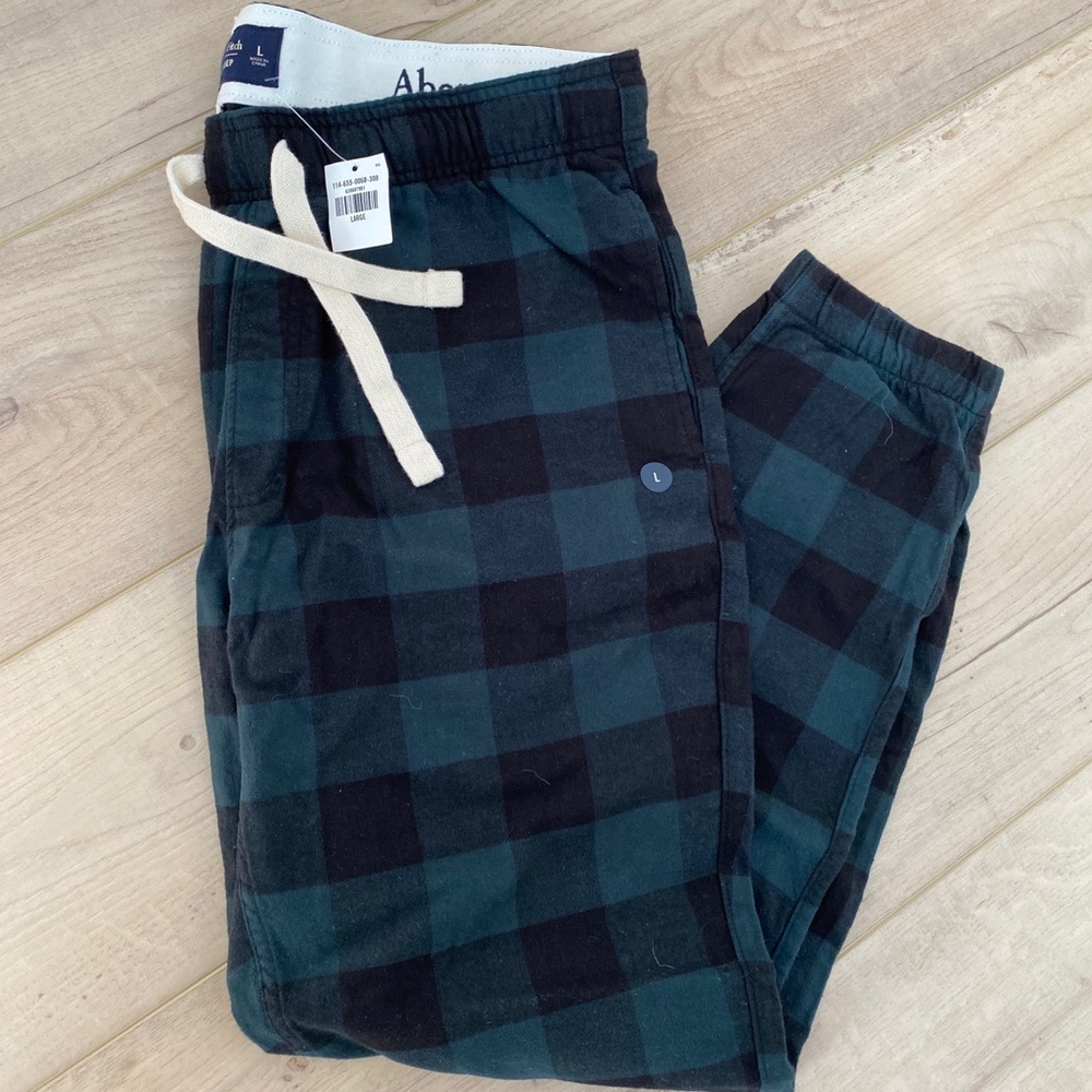 Abercrombie | men’s plaid pajama jogger pant